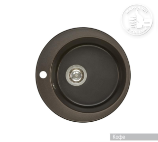 Мойка кухонная Акватон Иверия 48 см кофе